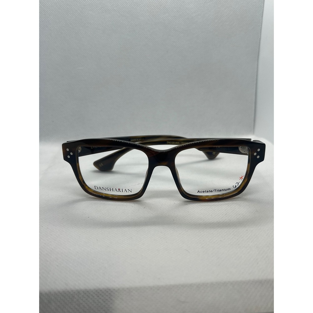 Dansharian Virap DN01301AW Dark Tortoise Acetate Titanium Eyeglasses‎ 52-16-145